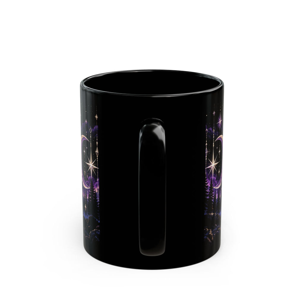 Rationally Haunted™ Moonlit Gothic Black Mug — 11oz & 15oz