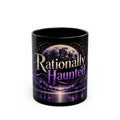 Rationally Haunted™ Moonlit Gothic Black Mug — 11oz & 15oz